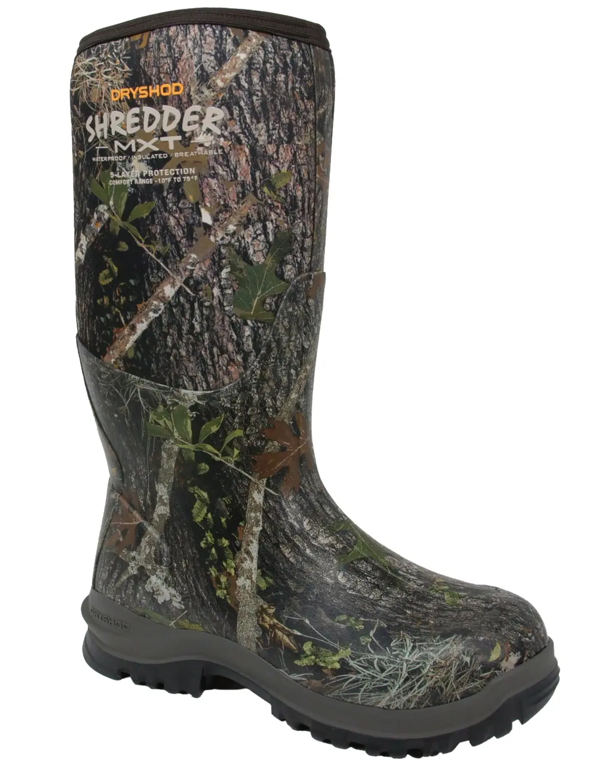 Dryshod Men's Men'S Shredder Mxt Rubber Boot Round Toe - Shx-Mh-Cm