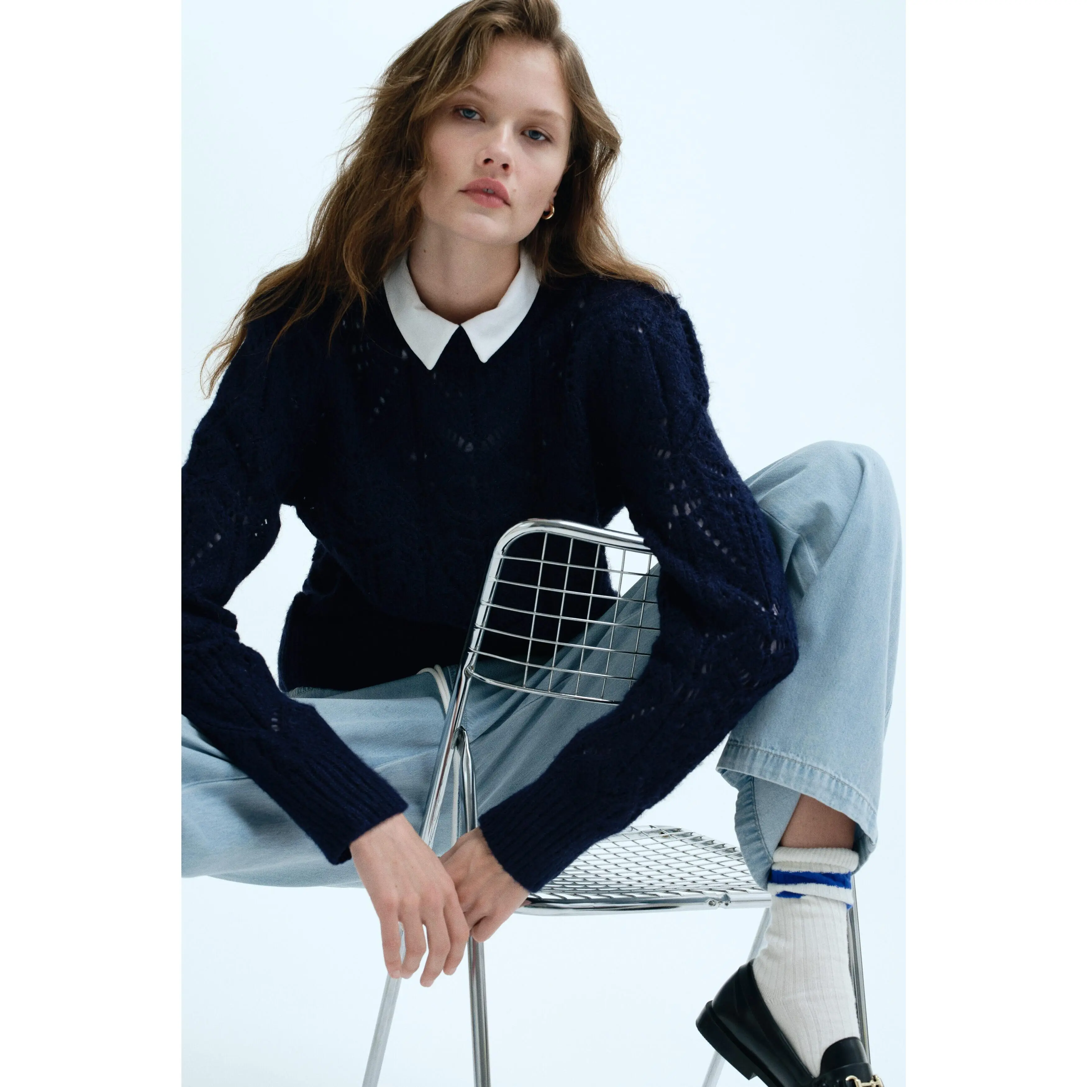 H&M Pointelle-knit jumper