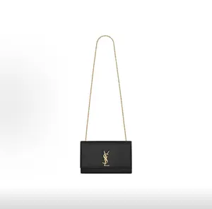 Pre-owned Louis Vuitton SAINT LAURENT YSL Kate Small Leather Crossbody Bag with Gold Chain YSL05