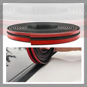 10Ft Windshield Rubber Seal Car Weather Stripping Trim T Shape Sealing Strip for Car Front Rear Windshield,Molding,Tailgate Adhesive Rubber Seal Strip