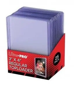 Ultra Pro 3x4 Regular Toploader 25ct Card Protector Sleeves for Trading Cards