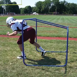 212 MAIN Professional Football Lineman Chute, Heavy-Duty Football Training Aid with 3 Adjustable Heights, Steel Frame, and Instructional Design, Three Heights