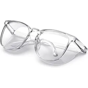 Stylish Clear Anti-Fog Anti-Scratch Protective Safety Glasses For Men And Women