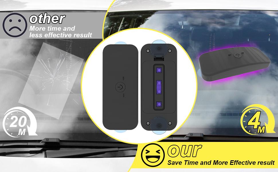 Windshield Repair Kit, Windshield Crack Repair Kit 4 Pcs, Windscreen Repair Kit with Enhanced Injection Head Suction Cup UV Curing Light, Windshield Chip Repair Kit for Bulls-Eye Windshield Repair Kit, Windshield Crack Repair Kit 4 Pcs, Windscreen Repair Kit with Enhanced Injection Head Suction Cup UV Curing Light, Windshield Chip Repair Kit for Bulls-Eye