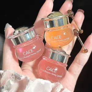 Lip oil Sakura honey moisturizing lip balm, hydrating and locking in moisture for plump lips without stickiness or feathering in colorful lipstick Lip Moisturizer.