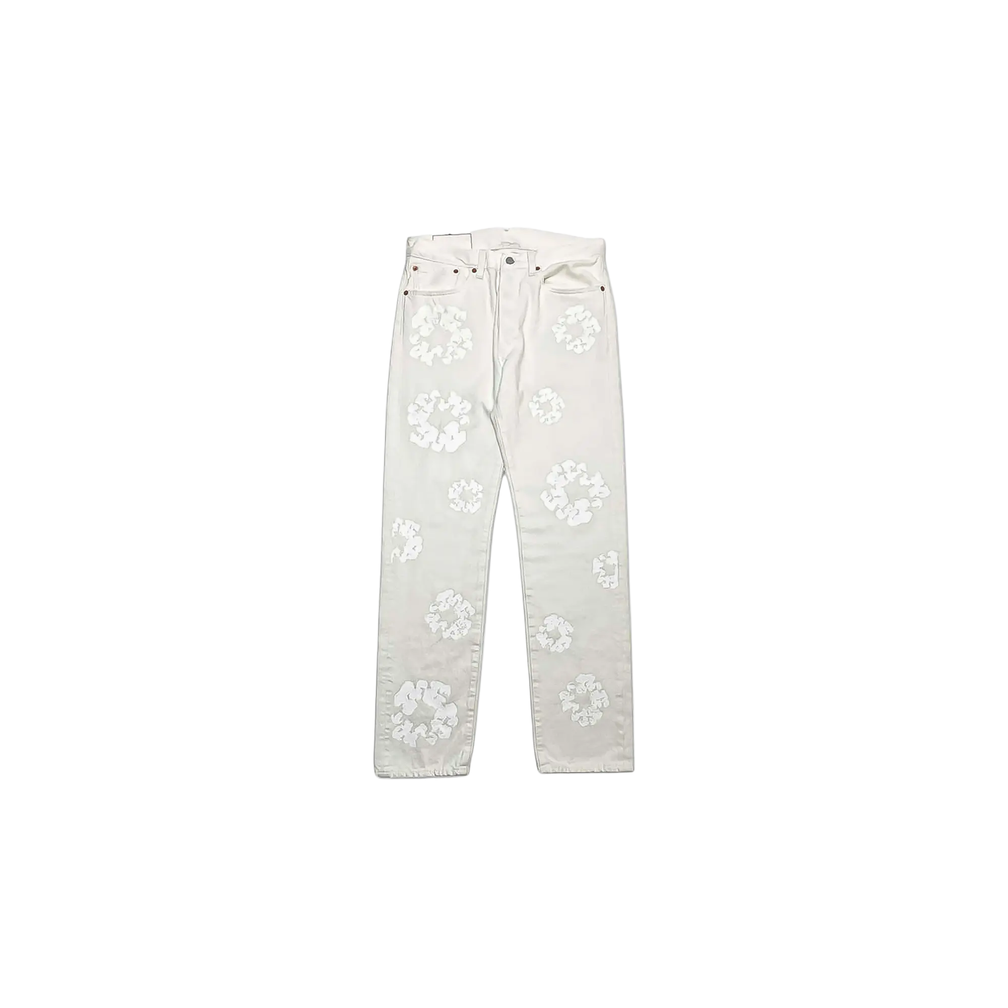 Levi's Cotton Wreath Jeans "Mono White" DT498