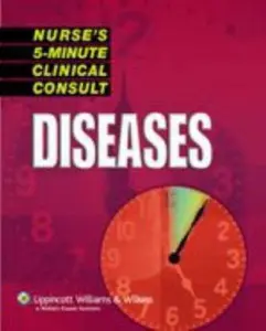 USED Book - Nurse's 5-Minute Clinical Consult: Diseases by Lippincott & Co. (Paperback) - english
