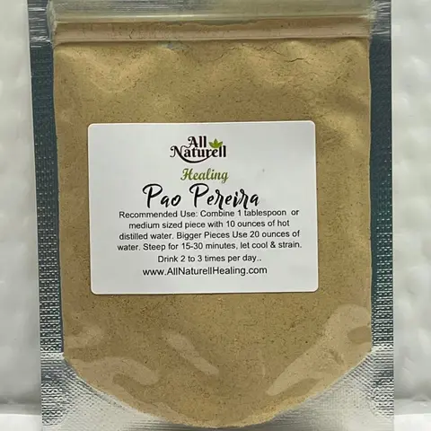 Pao Pereira Powder Organic Wild Crafted One ounce