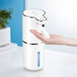 M1 Soap Dispenser Automatic Sensor Foam Type, Wall-Mountable Hand Wash Machine, 350ML Large Capacity, Ideal for Kitchen, Bathroom, Hotel