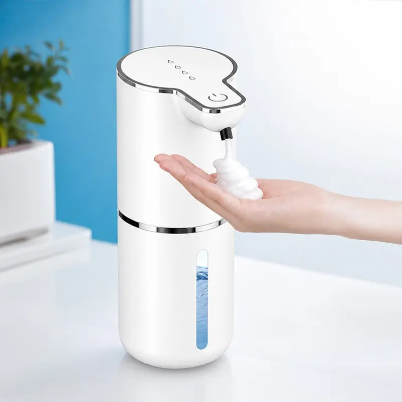 M1 Touchless Soap Dispenser Automatic Sensor Foam Type, Wall-Mountable Hand Wash Machine, 350ML Large Capacity, Ideal for Kitchen, Bathroom, Hotel, Wall Mounted Soap Dispenser