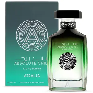 Atralia Absolute Chill 100ml EDP Unisex Fragrance - Citrus Mint, Creamy Coconut Scent with Green Lemon, Mint, Orange, Blackcurrant - Summer Fresh Long-Lasting Perfumes for Women, Men's Cologne, Womens Gifts