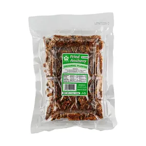 BELL&FLOWER Thai Crispy Sesame Anchovies 100g - Perfect Snack for Late Night and Drinks