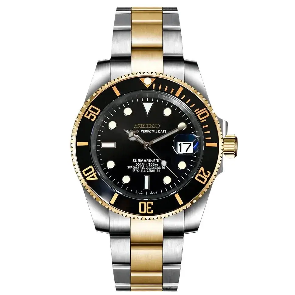 Seiko sub Two Tone Watch