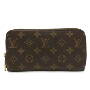 Pre-owned Louis Vuitton Canvas Small Leather Goods Zippy Wallet Monogram Long Wallet