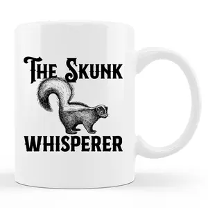 Cute Skunk Mug. Cute Skunk Gift. Skunk Lover Gift. Funny Skunk Mug. Skunk Fan Mug. Skunk Fan Gift. Funny Animal Mug. Skunk Owner Mug #d1678