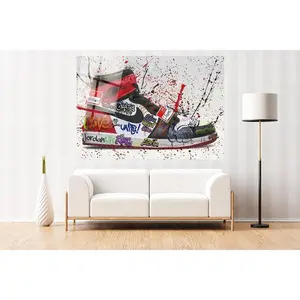 Banksy Graffiti Street Art Canvas - Extra Large Pop Culture Wall Art For Urban Decor S