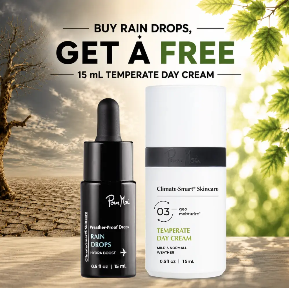 Cabin Air Defense Pair | FREE Temperate Day Cream (15 mL) + Rain Drops (15 mL)