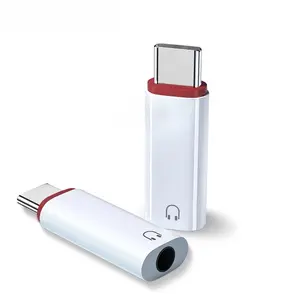 1/23/4Pcs Type C to 3.5mm Audio Adapter, USB-C to 3.5mm Jack Converter, Compatible with iPhone 15 and Samsung, Headphone Connector