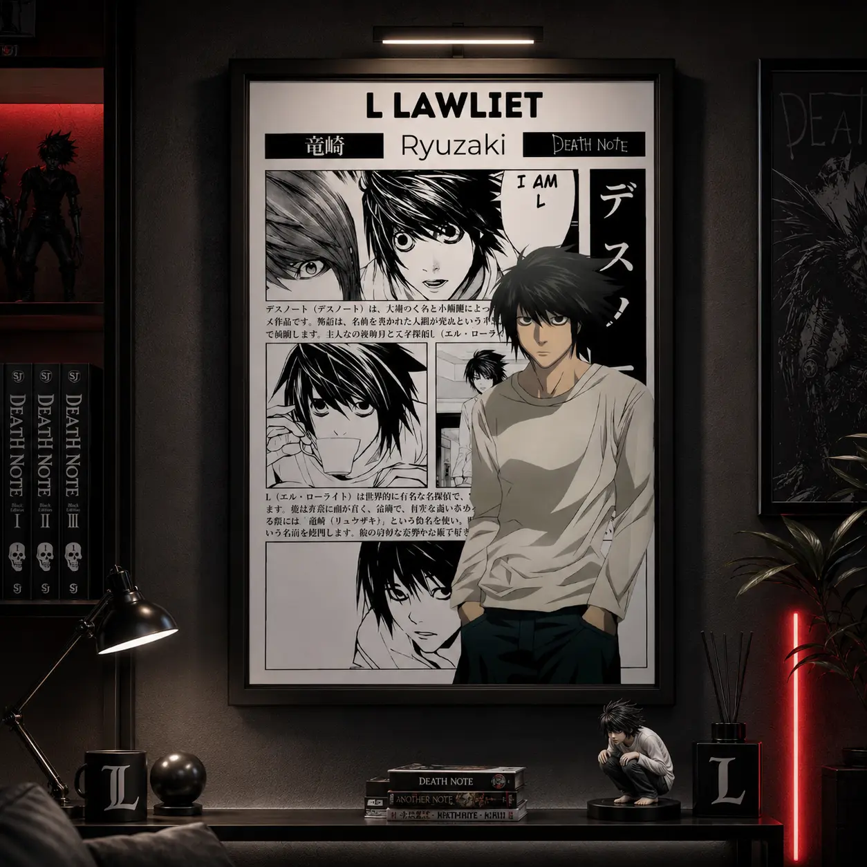 death note L poster - TikTok Shop