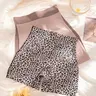 High Waist Comfortable Slim-Fit Women's Briefs, Casual Leopard Print Underwear, Fashionable Skin-Friendly Everyday Panties, 3-Pack, Intimates Panties