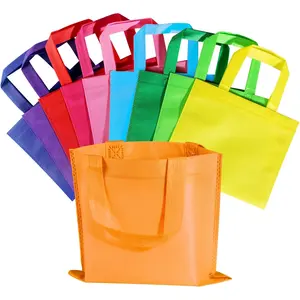 20 Small Gift Bags with Handles, Holiday Party Favor Bags, Birthday Baby Shower Candy Christmas DIY Creative Gift Bags