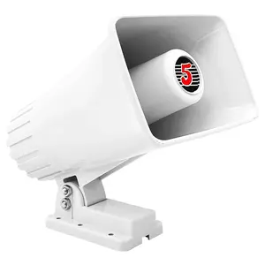 5Core Indoor Outdoor PA Horn Speaker 6 X 4 Inch Loud PA System 8Ohm 50W Loud Siren Does not apply