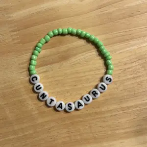 Adult dinosaur beaded bracelet