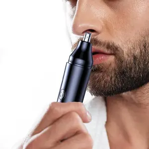 Electric Eyebrow and Nose Trimmer, Nose and Ear Hair Trimmer  Rechargeable Facia  Hair Remover and Eyebrow Trimmer, Unisex  Suitable for trimming nose hair, ear hair, eyebrows, and facial hair  USB Rechargeable  Pain-Free Hair Removal