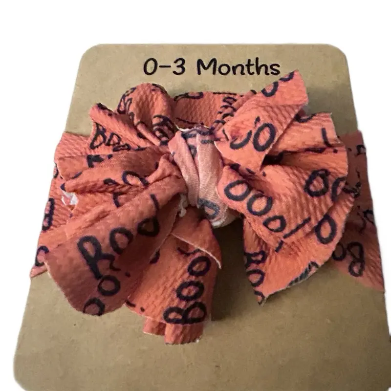 Halloween head band bow