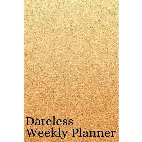 USED-Dateless Weekly Planner: Minimalist organizer to keep track of your schedule - Wood Vol. 4 by Planners, Stylish Af