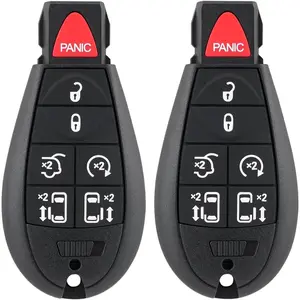 2PCS Key Fob Replacement for Dodge Grand Caravan 2008 2009 2010 2011 2012 2013 2014 2015 2016 2017 2018 2019 2020 Remote Key for FCC ID: IYZ-C01C / M3N5WY783X chevrolet 1500 accessories ford f150 accessories chevrolet accessories