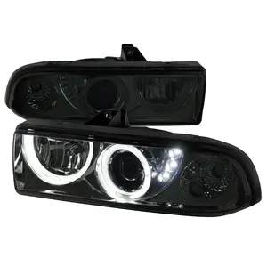 1998-2004 Chevrolet S10 Dual Halo Projector Headlights (Chrome Housing/Smoked Lens) 1998-2004 Chevrolet S10 Dual Halo Projector Headlights (Chrome Housing/Smoked Lens)