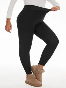 Women's Fleece Lined High Waisted Thermal Warm Pants with Pockets for Cold Winter Workout and Yoga-Bottom,WomenswearPocket Legging Sports Jogger Sweatpants