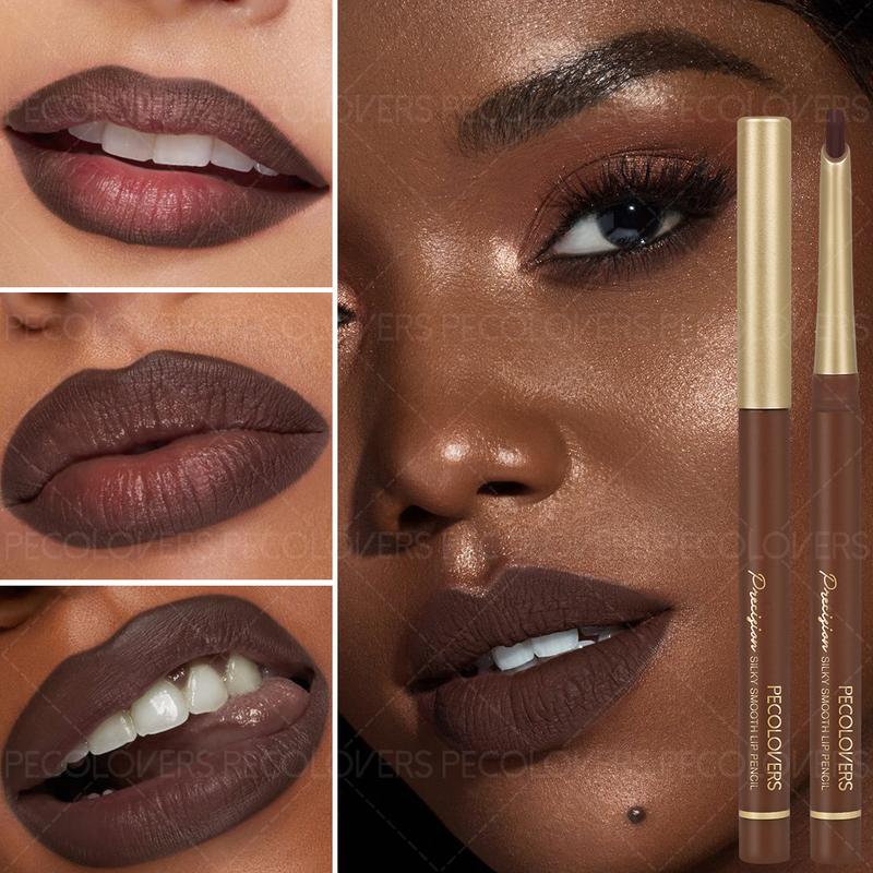 1pc Long-Lasting Lipstick, Lip Liner Pencil and Matte Brown Lip Gloss for Women, Valentine's Day Gifts Mother's Day Gift, Cosmetic Lip Liner