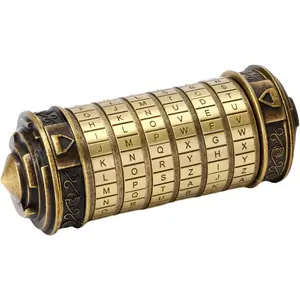 Cryptex Da Vinci Code Money Puzzle Box with Hidden Compartments Valentine's Day Gifts for Girlfriend Gifts for Men