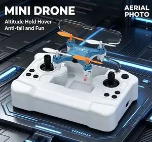 Pocket Mini Drone for Kids, Lightweight 4-Axis Remote Control Quadcopter, Altitude Hold & LED Night Flight Toy, Durable Hobby Drone for Beginners, Perfect Birthday Gift