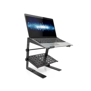 Portable Adjustable Laptop Stand - Height Adjustable, Shelf Storage