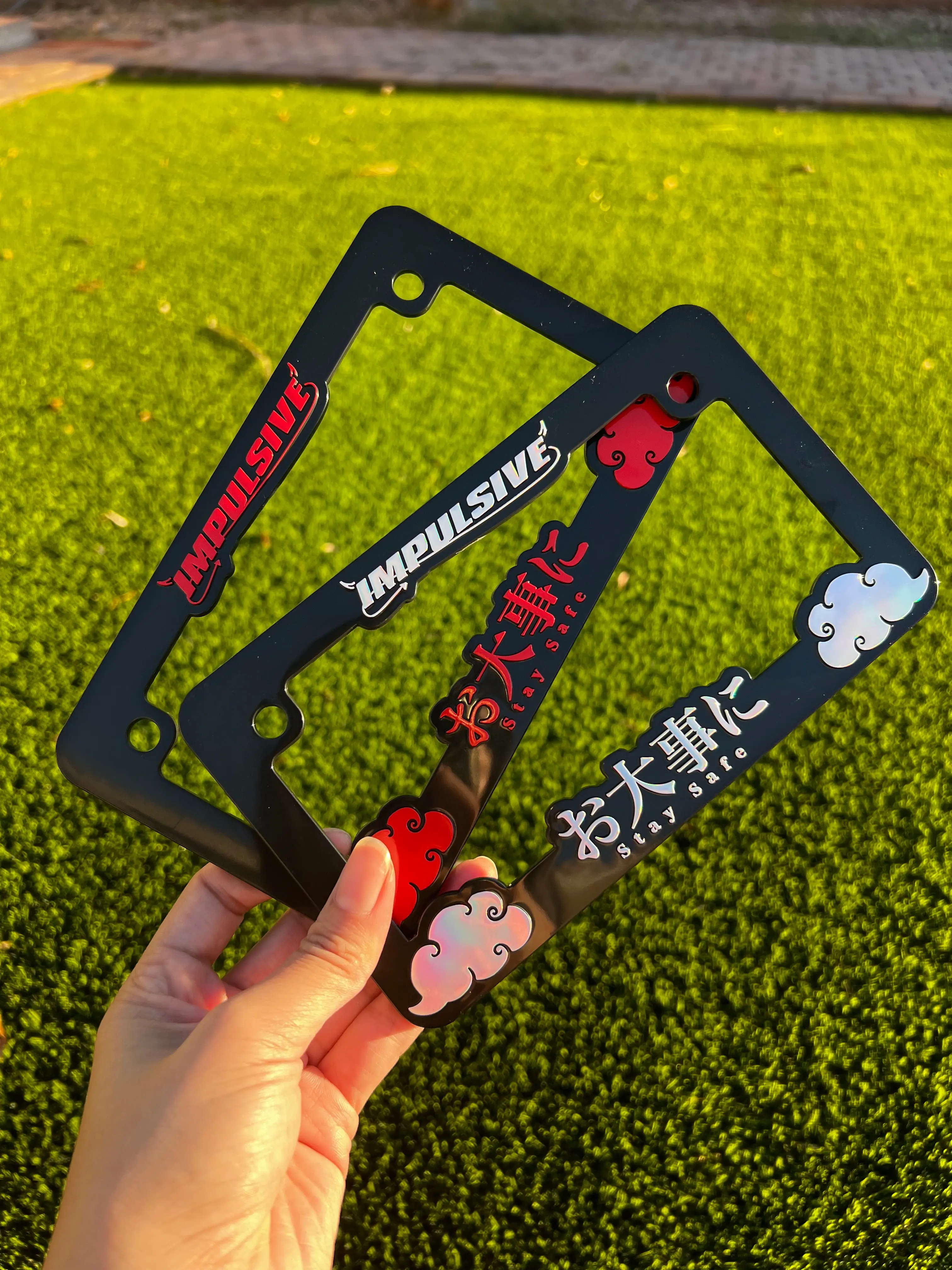Stay Safe MOTORCYCLE License Plate Frames Stay Safe MOTORCYCLE License Plate Frames