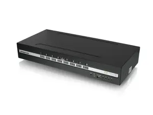 IOGEAR 8-Port Dual View DisplayPort Secure KVM Switch w/Audio and CAC Support TAA  GCS1428TAA4C