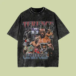 Vintage 90s Graphic Style Terence Crawford T-shirt, Retro American professional boxer wash tee, UFC tee Gifts For Man and Women Unisex T-shirt, Gift for him, gift for fan