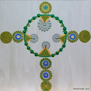 THE CROSS (24” x 24”) Acrylics on Canvas Hangable Decor Lord Matte Metallic Decoration Wall Room