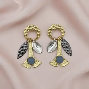 Midnight Sky Chalcedony Earrings