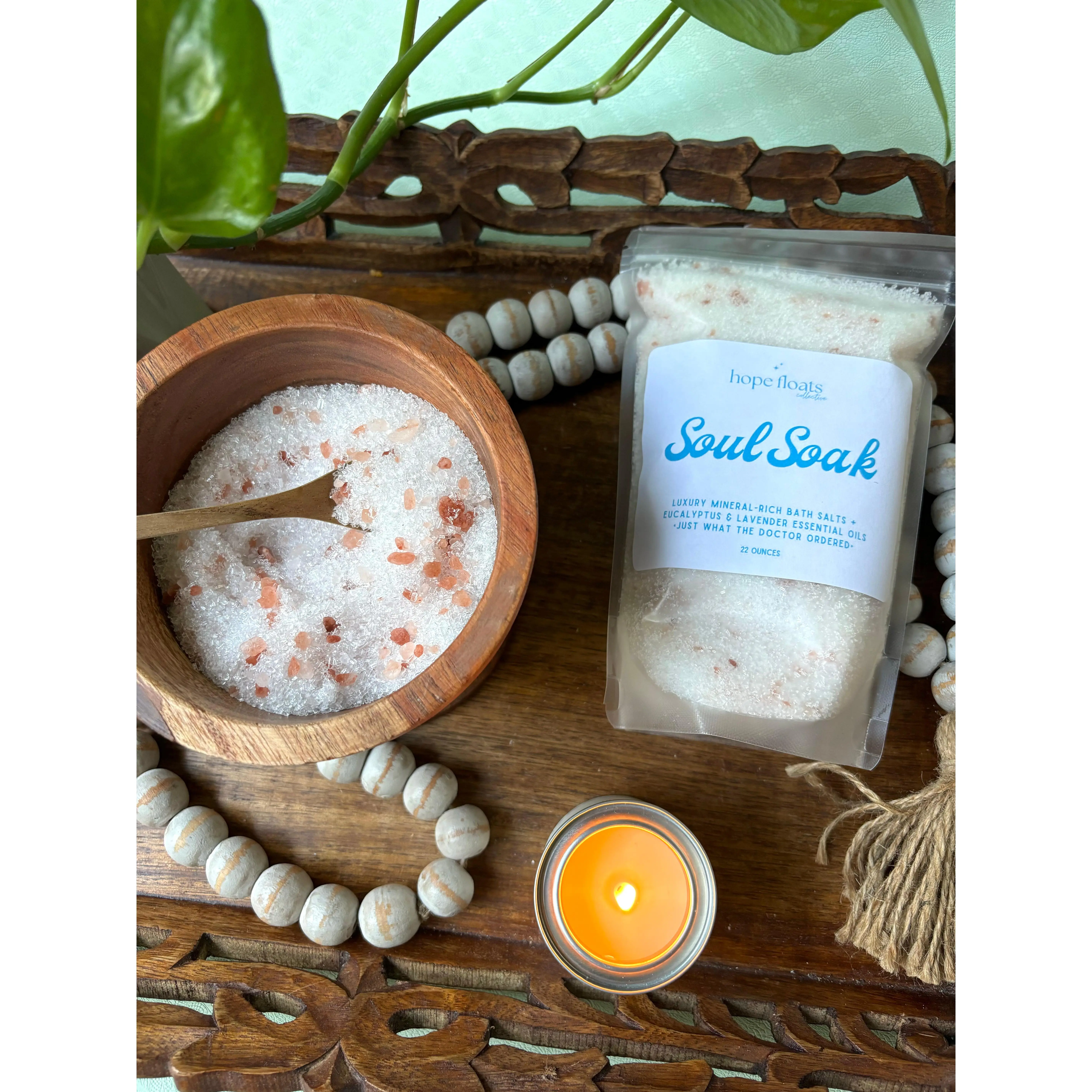 Soul Soak- 22oz Luxury Mineral-Rich Bath Salts