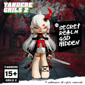 (Black Friday) Yandere Girls Tear off the Label Series Blind Box Ship From US - PVC Surprise Figure Dolls - Random Surprise Set - Fun Mystery Toy Gift for Collectors and Teens