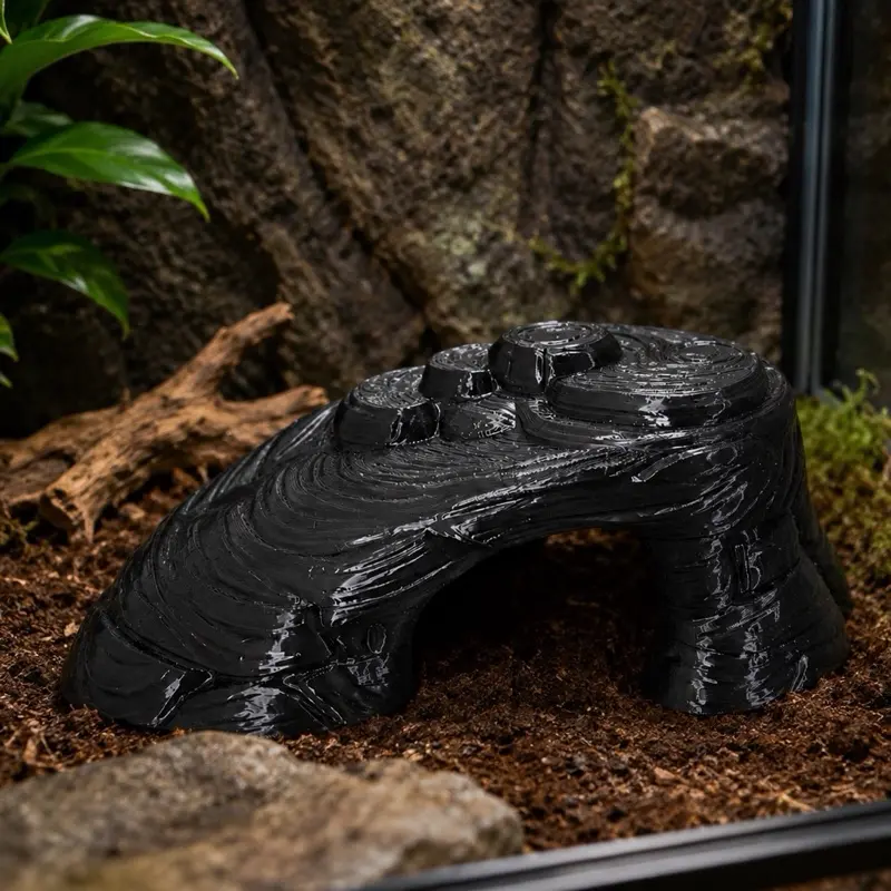 Stone Cave Hide – Premium 3D Printed Reptile Hide (PETG)