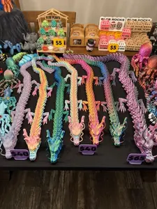 3d Printed Dragons - 32 inch - various colors