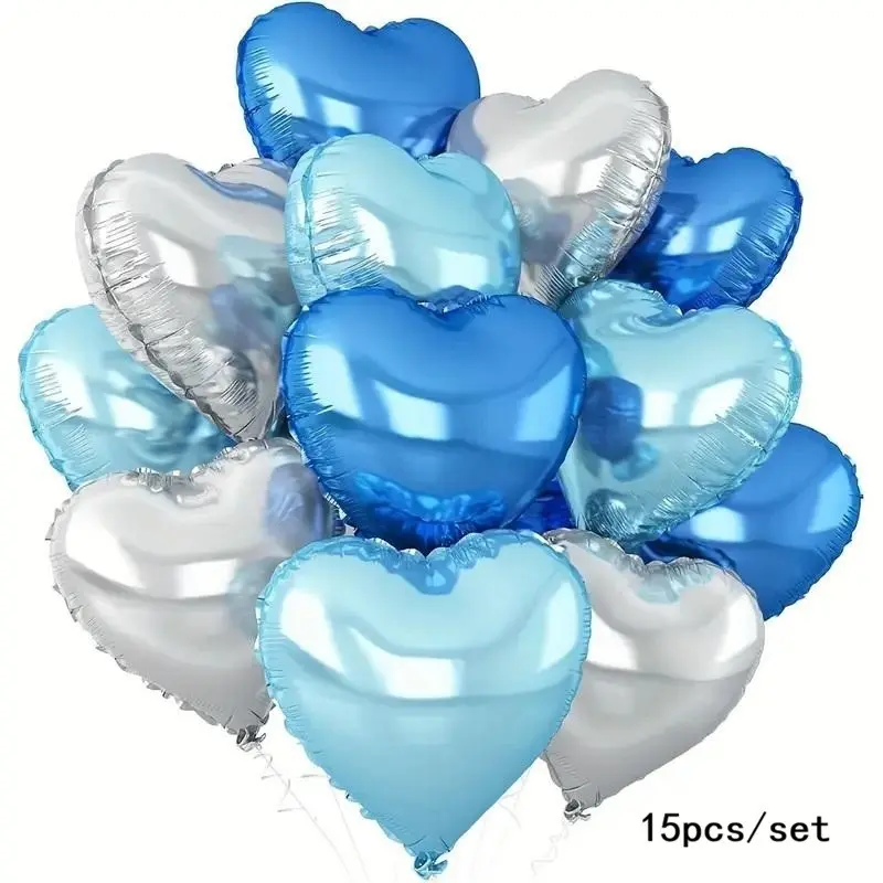 18 Inch Balloon Set, Mixed Color Balloon Set, Romantic Balloon for Wedding & Party & Anniversary & Birthday Decoration, Balloon Party Supplies
