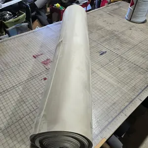 Beige Stretch Suede Headliner Foam Back Fabric 60" wide