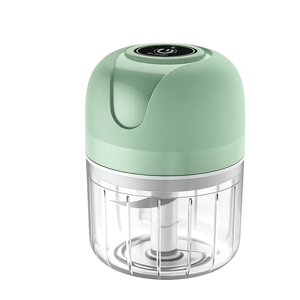Electric Garlic Chopper, Portable Veggie Chopper Garlic Grinder Masher Onion Chopper for Onions, Ginger, Peppers, Fruits, And Meats