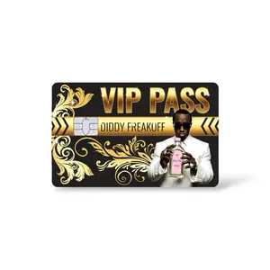 freakoff VIP Pass Credit Card Sticker Matte Waterproof Vinyl Debit Card Skin Cover